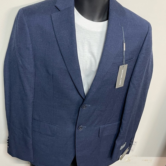 BNWT Michael Kors Kris KSY0001 Mens Sports jacket Blue 36 Short - Picture 12 of 13